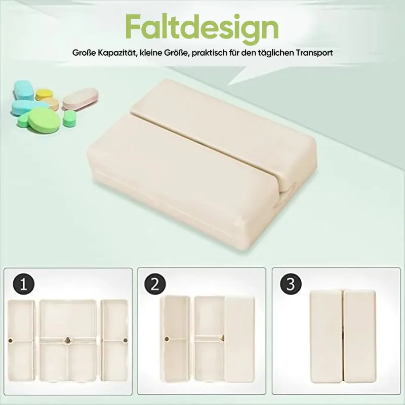 💊Tragbare magnetische Pillendose mit 7 Fächern