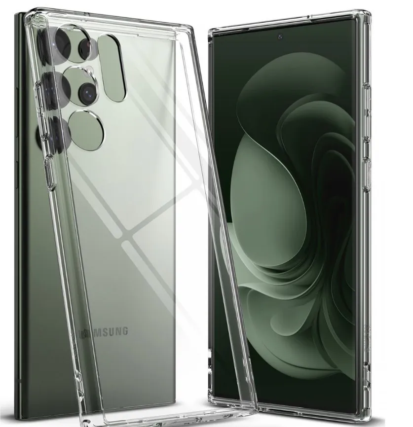 Transparent Back Cover For Samsung Galaxy S23 Ultra