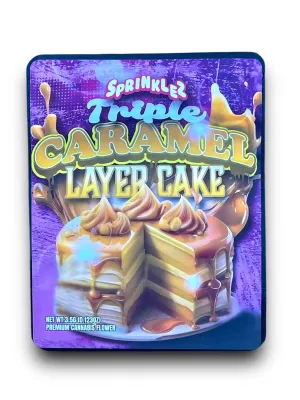 Triple Caramel Layer Cake (Soft Sticker) Mylar Bag 3.5 Grams