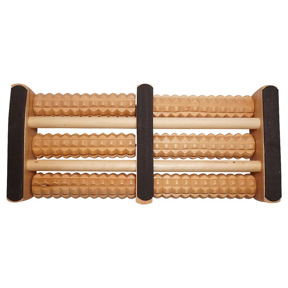 Twin Wooden Foot Roller