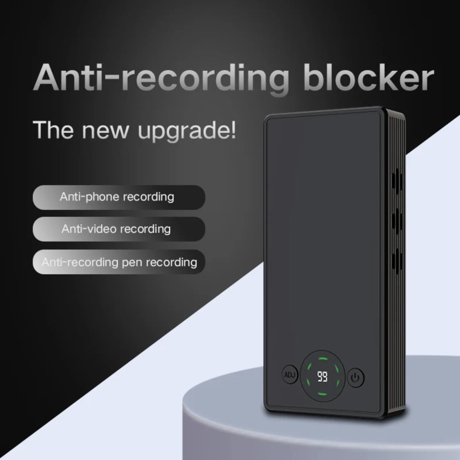 Ultrasonic Microphone Jammer Stops Smartphone Voice Recorder from Working Anti-Recording Privacy Guard