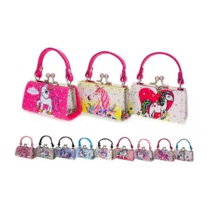 Unicorn Print Lipstick Case - Mini Purse-Assorted Colors