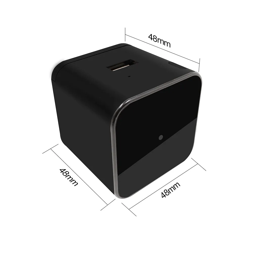 USB Charger Camera Wireless Wi-Fi Night Vision 1080p HD Video Recorder Push Notifications