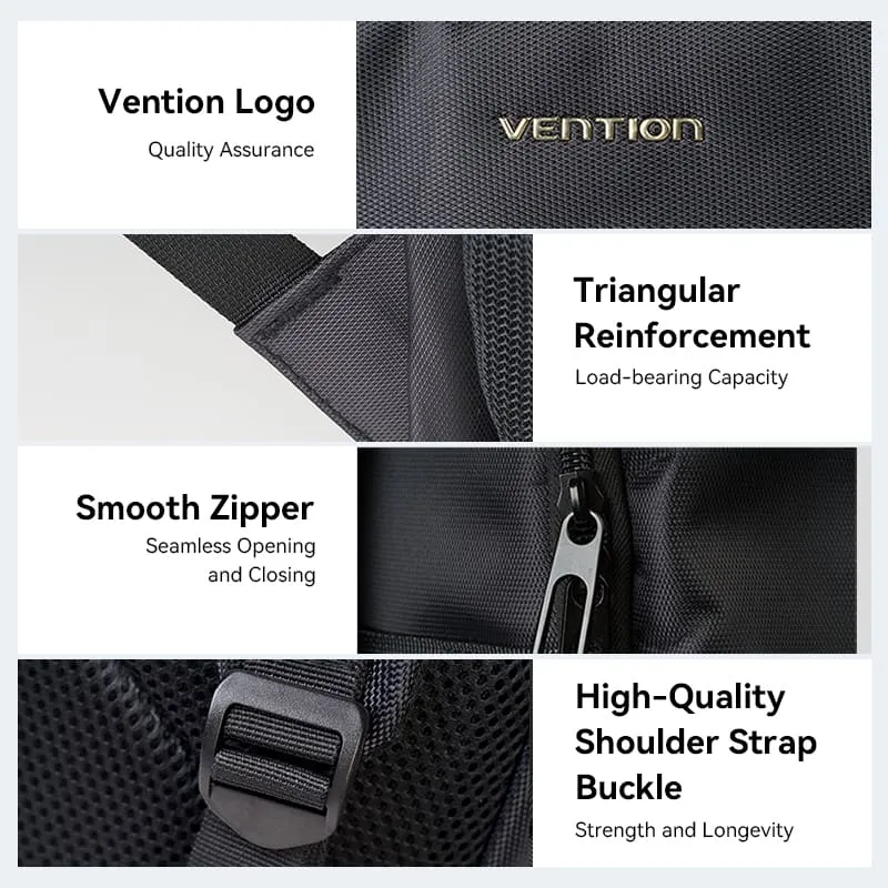 Vention KRMB0 15.6" Laptop Backpack Bag (45cm x 30cm x 15cm)