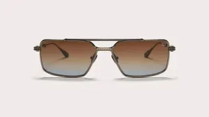 VI-SEI Black Rhodium Titanium / Blue / Dark Brown to Blue Lens