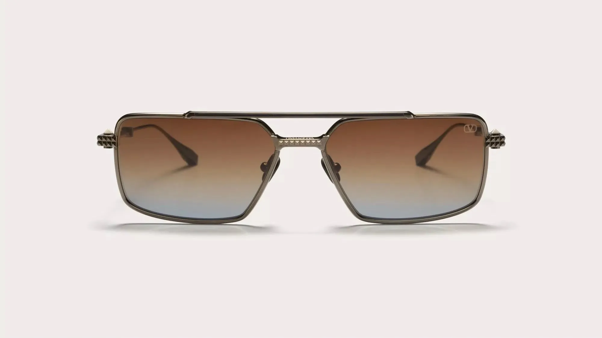 VI-SEI Black Rhodium Titanium / Blue / Dark Brown to Blue Lens