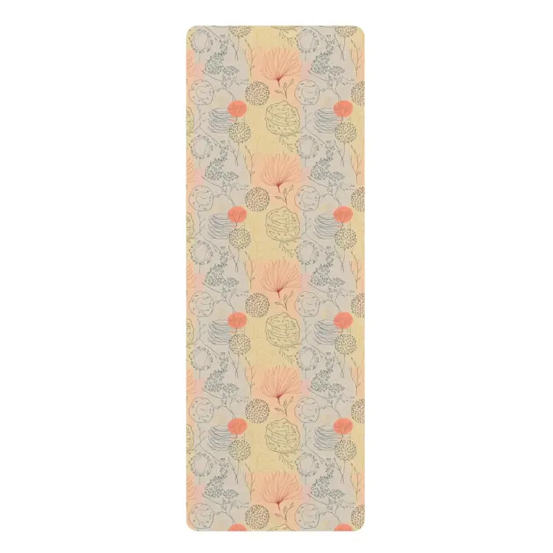 Vibrant Rubber Yoga Mat Boosting Zen and Balance