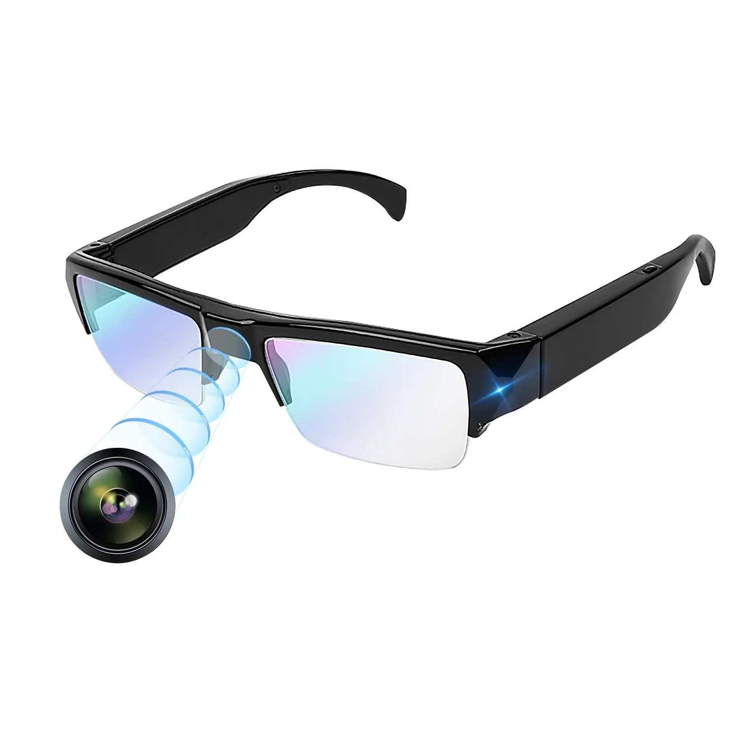Video Glasses 5MP Camera 1080p FHD Video Recorder with Sound & Take Photos