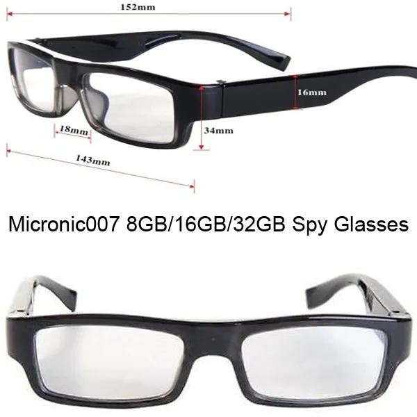 Video Glasses 5MP Camera 1080p FHD Video Recorder with Sound & Take Photos