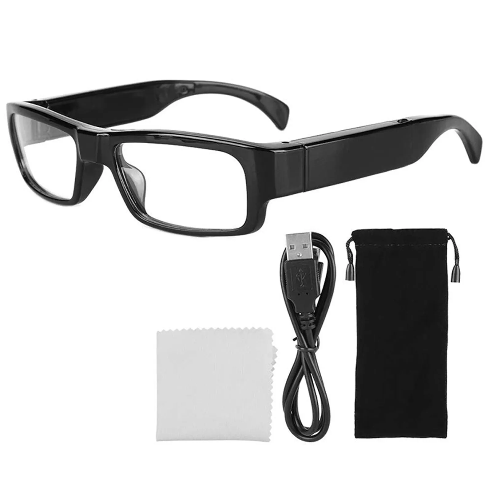 Video Glasses 5MP Camera 1080p FHD Video Recorder with Sound & Take Photos