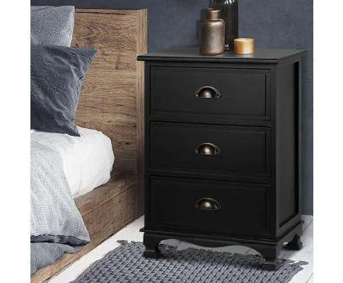 Vintage Bedside - Black