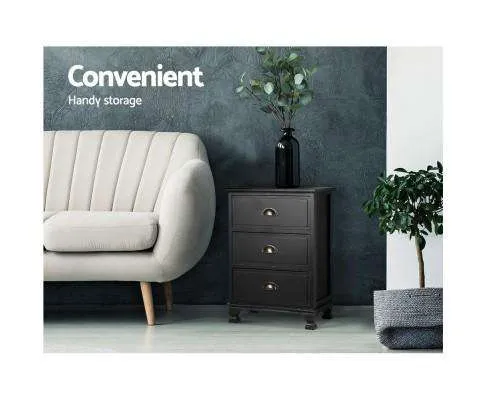 Vintage Bedside - Black