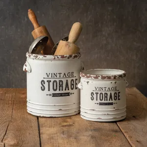 Vintage Storage Containers