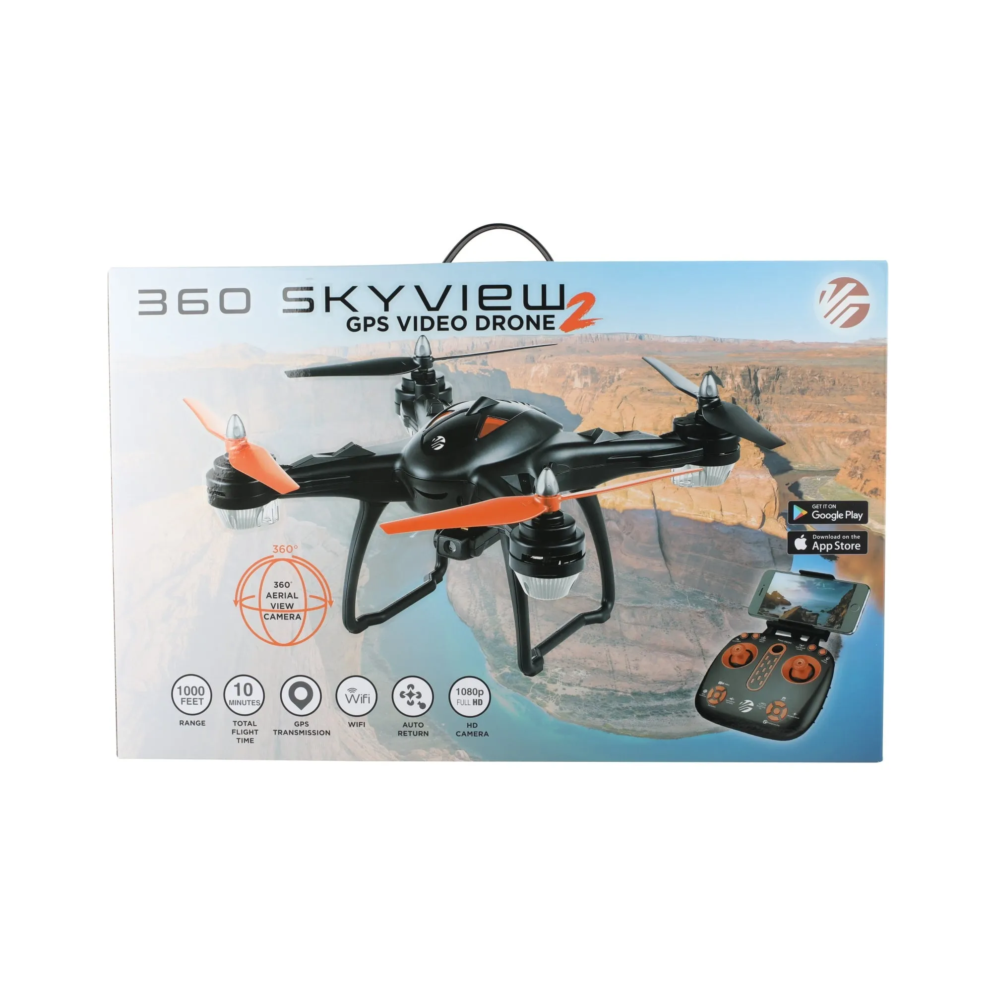 Vivitar 360 Skyview 2 GPS Aerial Camera Drone