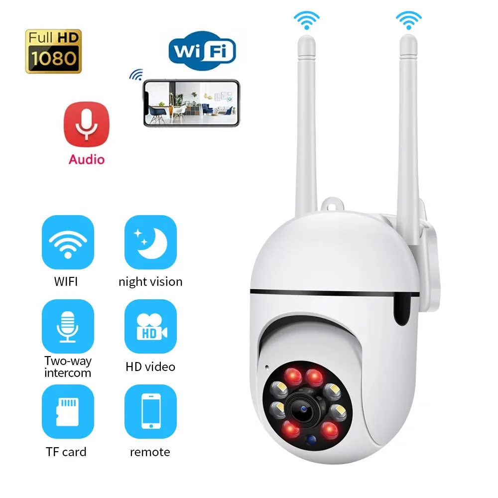 Wall-WiFi Camera Night Vision 2.4G hotspot 360° Rotate Anti-theft Monitor Security Surveillance Smart Camera for Phone