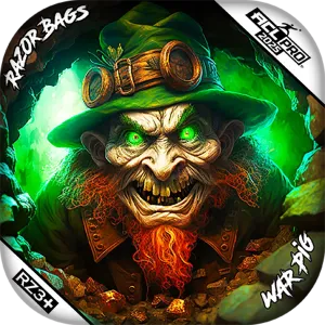 War Pig | Leprechaun Cave | ACL PRO Razor Cornhole Bags