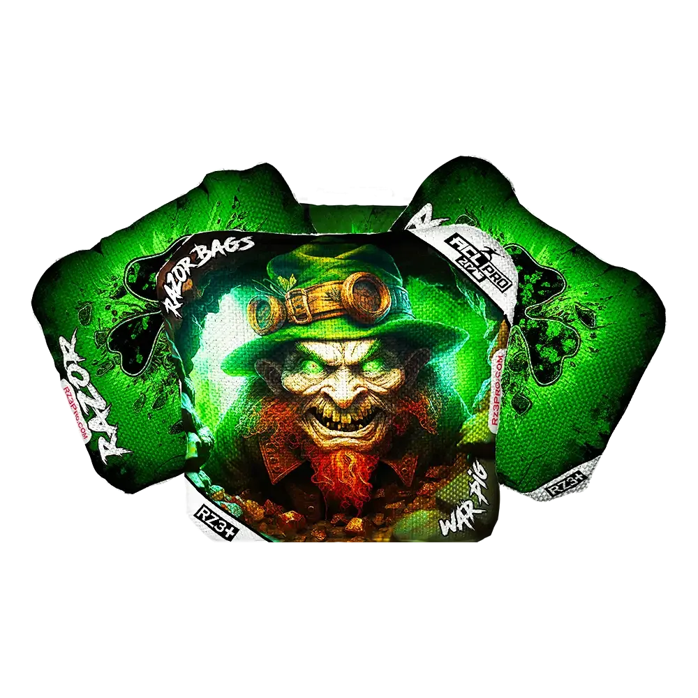 War Pig | Leprechaun Cave | ACL PRO Razor Cornhole Bags