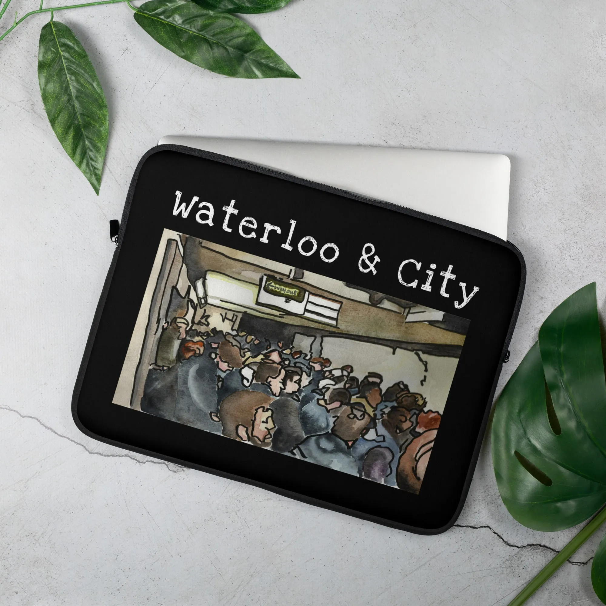 Waterloo & City II - Hibiscus Surfwear - Ethical Laptop Case