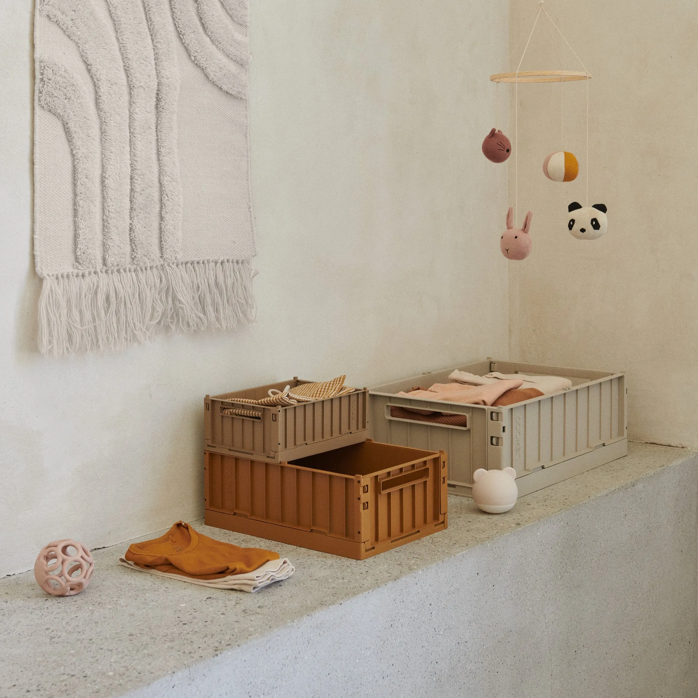 Weston Small Storage Box (Light Apricot)