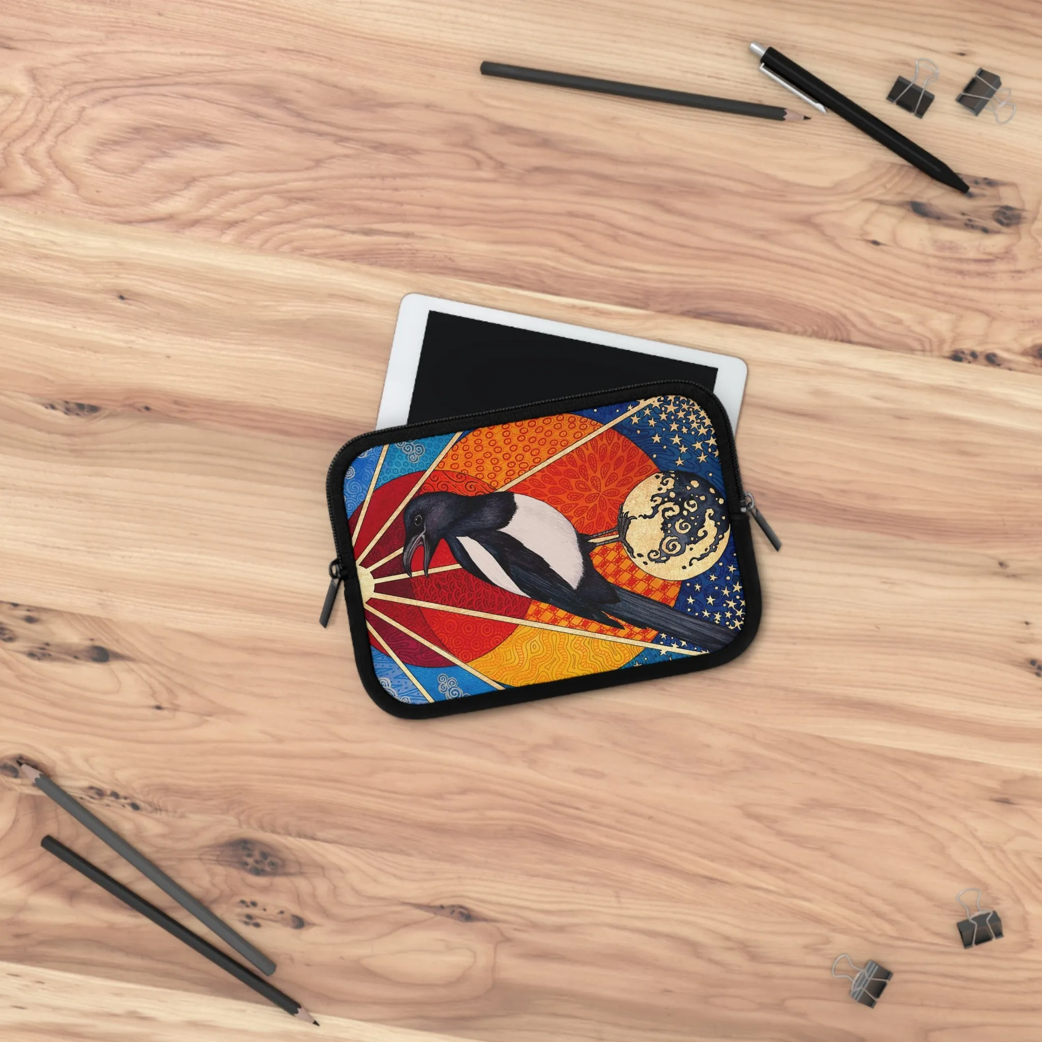 Whimsigoth Esoteric Magpie Laptop Sleeve