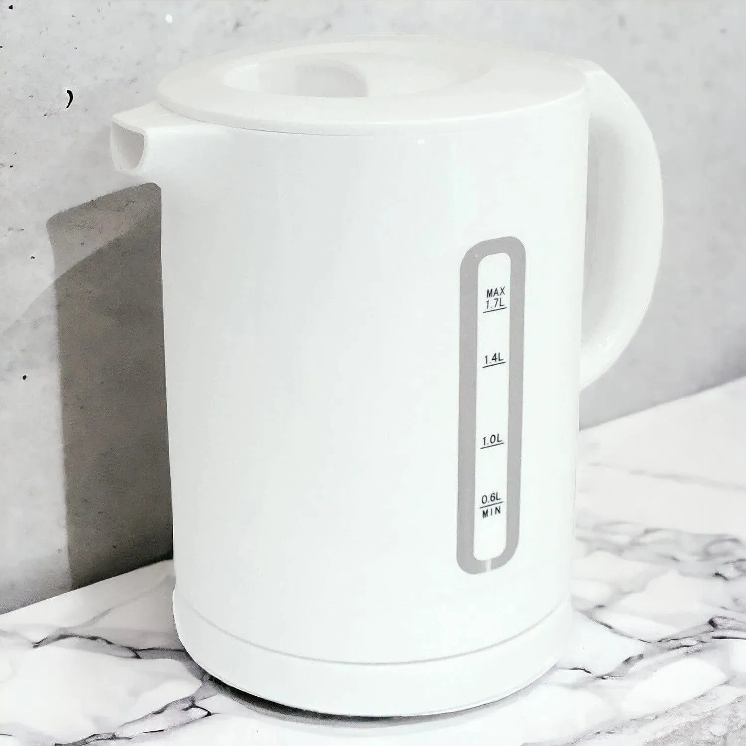 White 1.7L Cordless Electric Kettle & 2 Slice Toaster Set