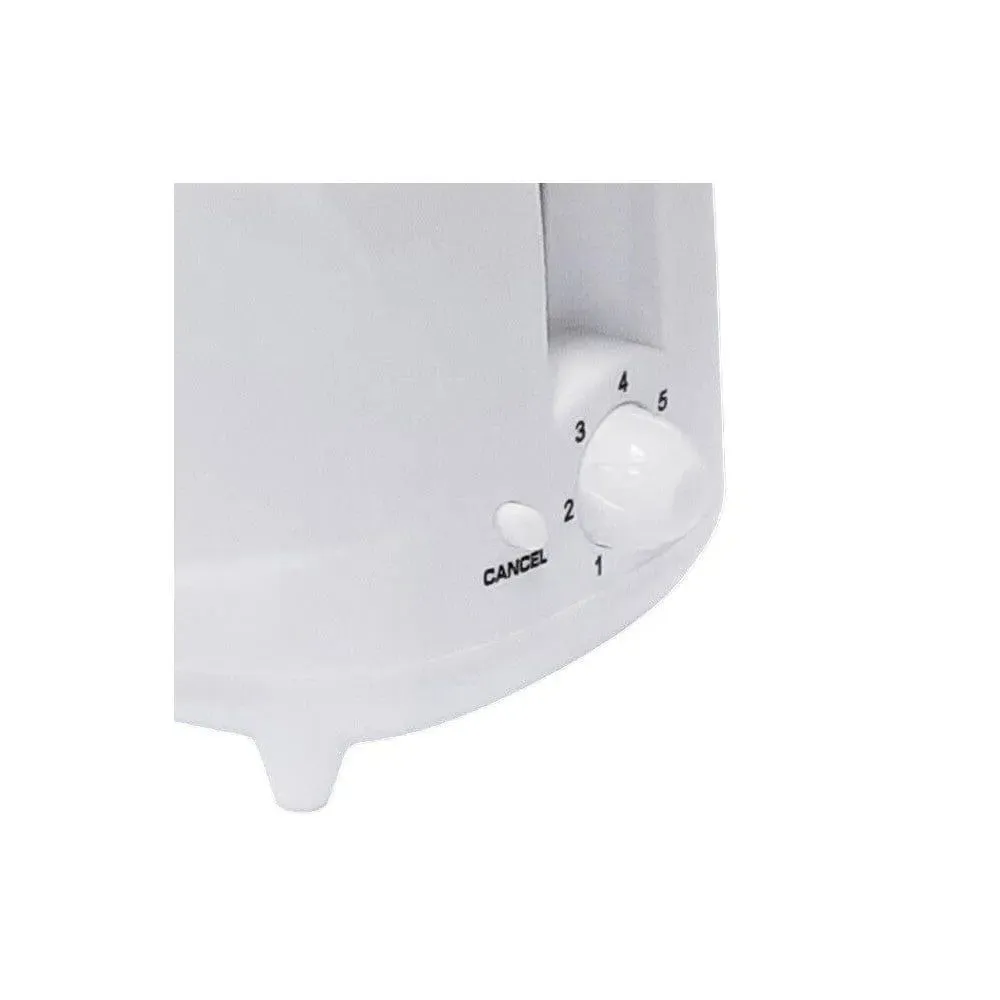 White 1.7L Cordless Electric Kettle & 2 Slice Toaster Set