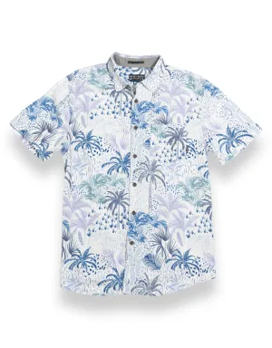 WHITE HOT TROPICS - WHITE NIGHTHAWK™ BUTTON UP by Bajallama