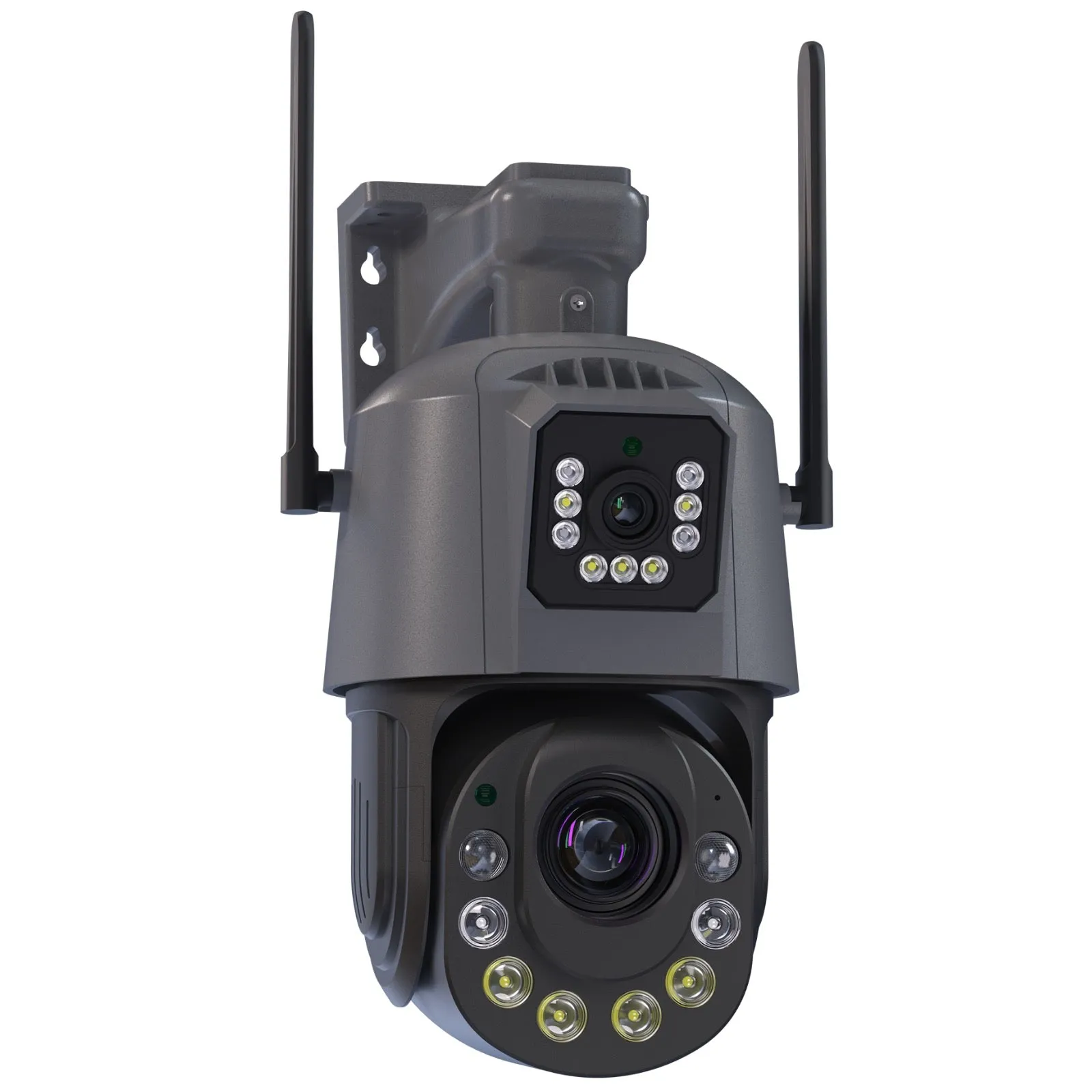 Wi-Fi 6MP Dual Lens Camera 36x Zoom Waterproof Dome Outdoor Tracking Smart Home Security PTZ IP CCTV