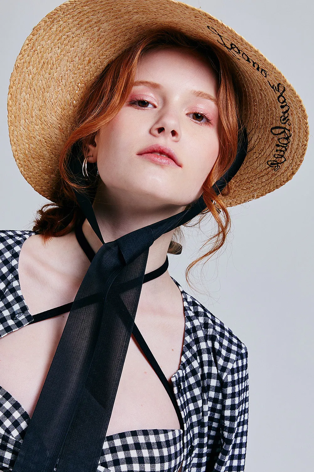 Wicker Ribbon Hat
