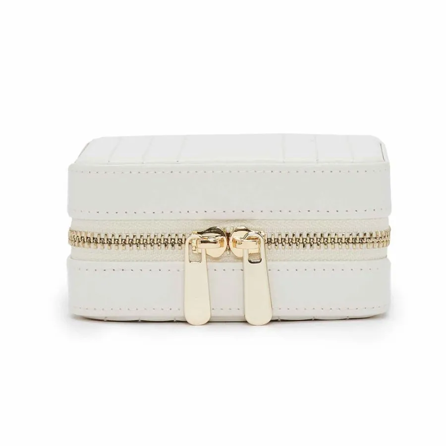 Wolf Maria Small Zip Jewelry Case - Ivory
