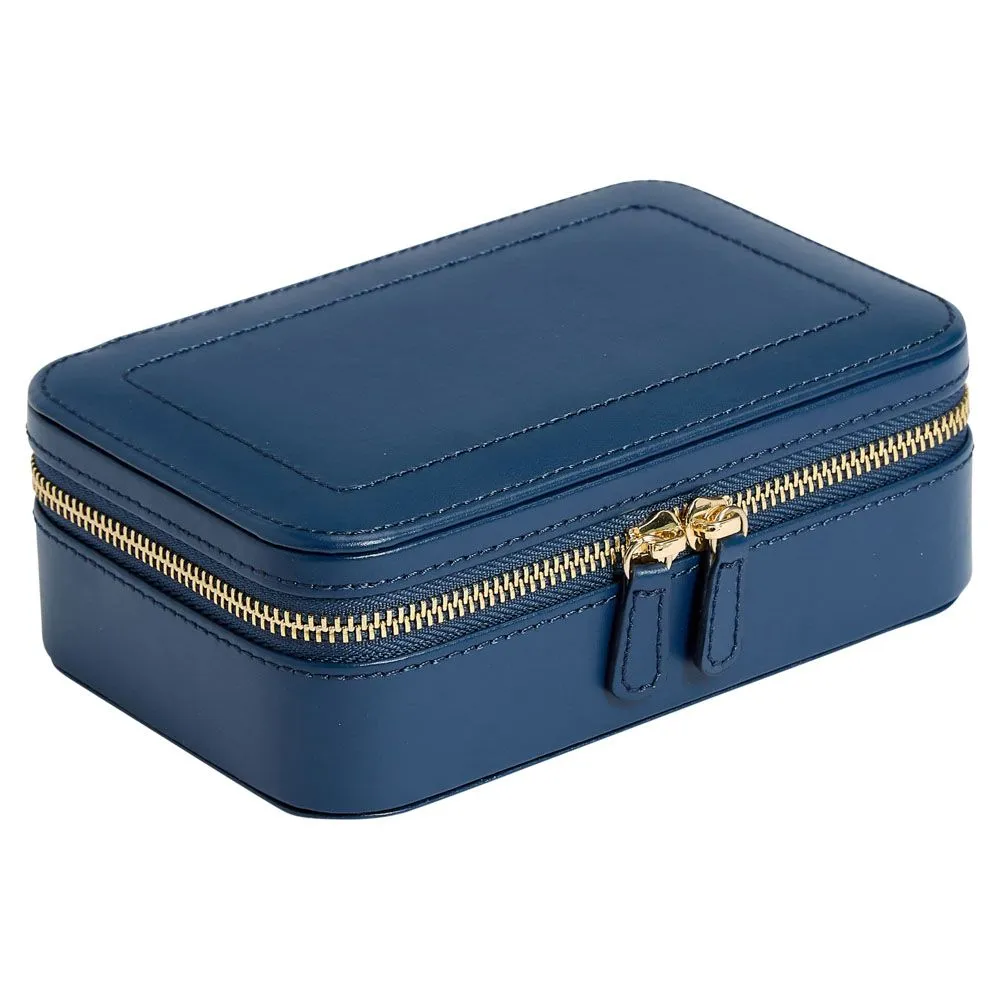 Wolf Sophia Jewelry Travel Zip Case - Indigo