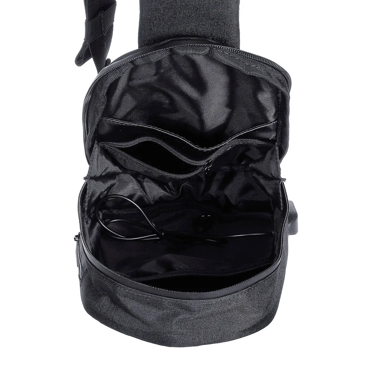 Xiaomi Beaborn Polyhedron Backpack USB Bag Waterproof Mens Women Travel Camping Leisure Sports Chest Pack Bags