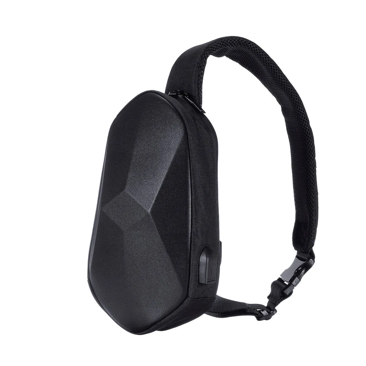Xiaomi Beaborn Polyhedron Backpack USB Bag Waterproof Mens Women Travel Camping Leisure Sports Chest Pack Bags