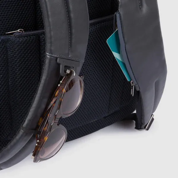 Zaino Fast-Check Piquadro Porta PC e Ipad in Pelle Urban Nero