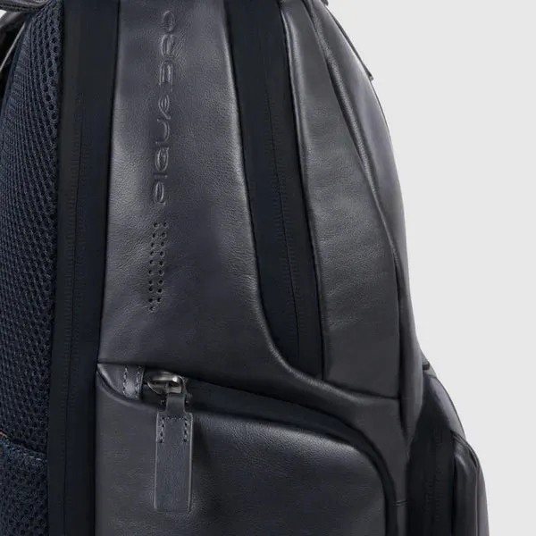 Zaino Fast-Check Piquadro Porta PC e Ipad in Pelle Urban Nero
