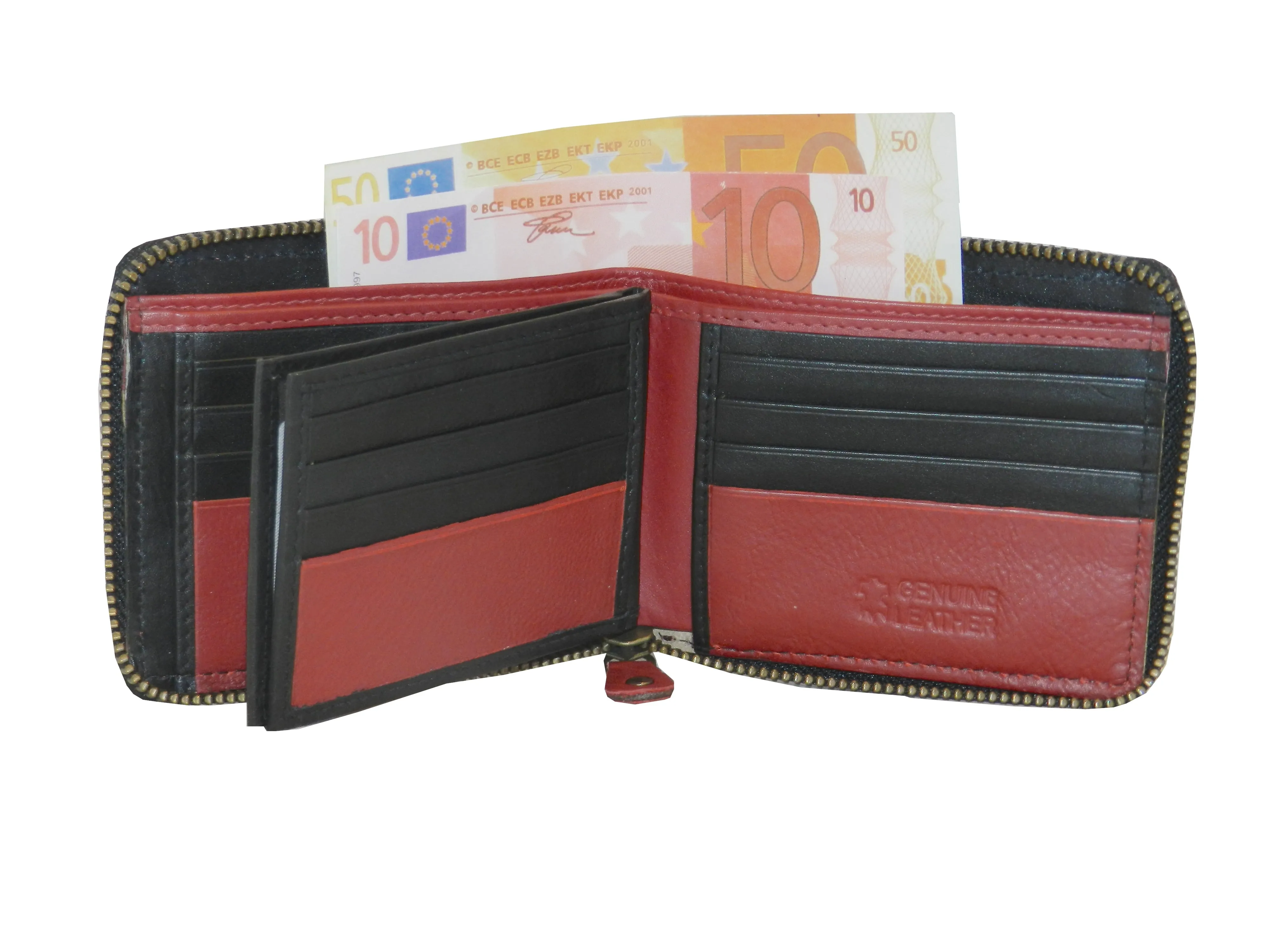 ZipVault 18 Card Full Zip Wallet #983AZ