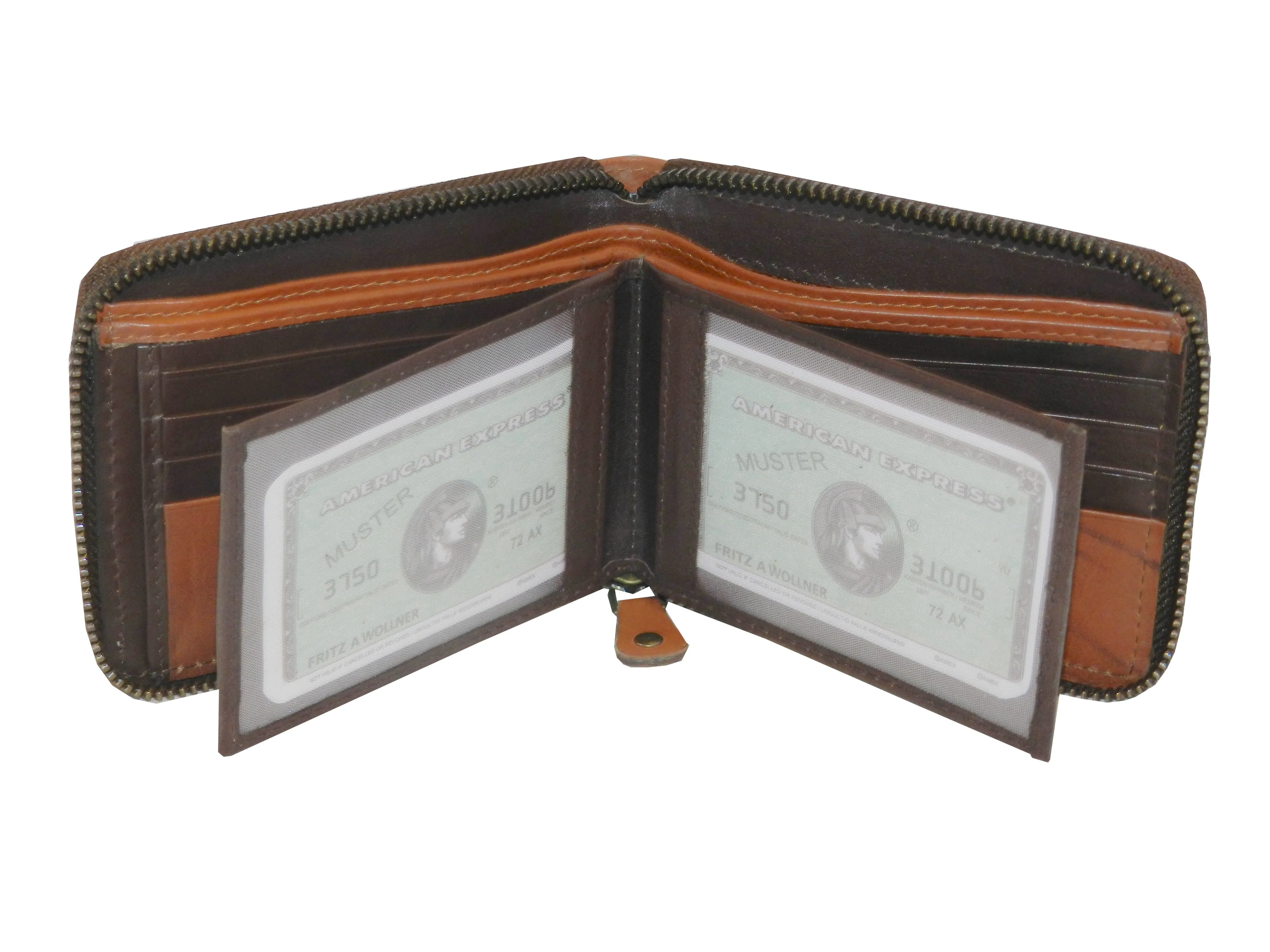 ZipVault 18 Card Full Zip Wallet #983AZ
