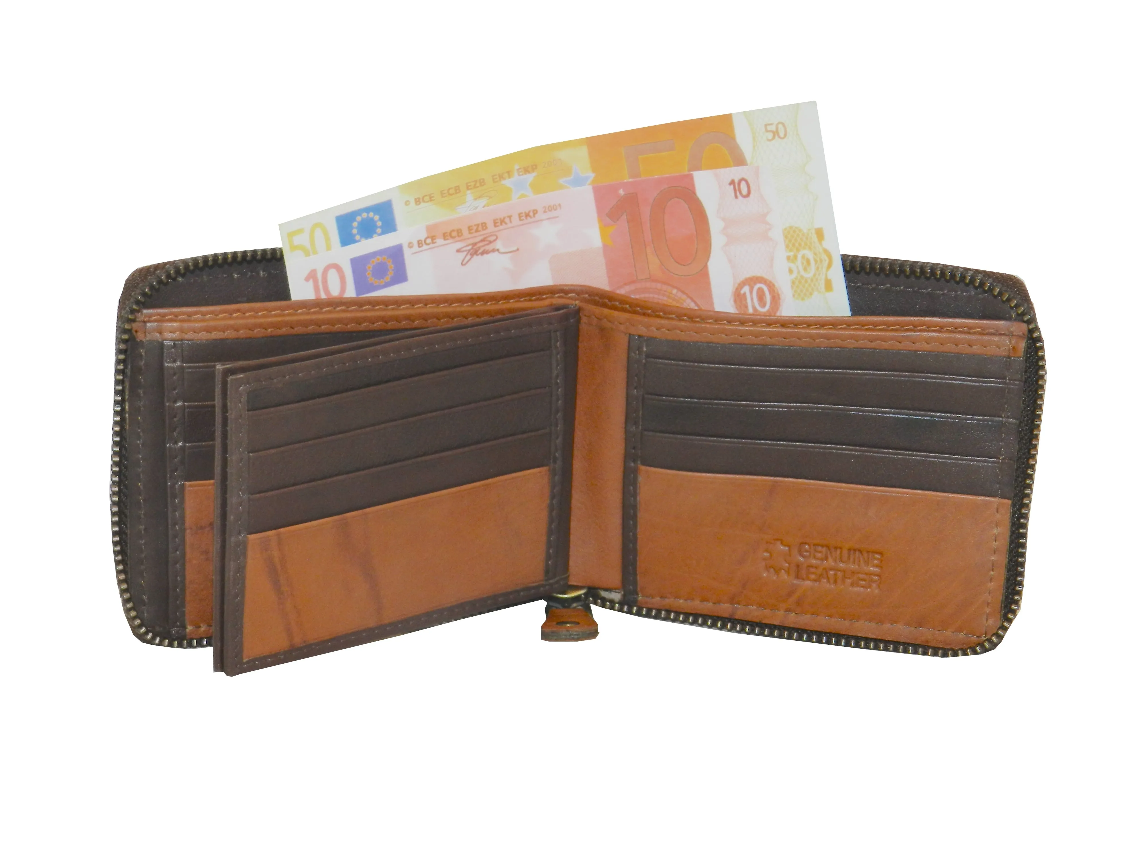 ZipVault 18 Card Full Zip Wallet #983AZ
