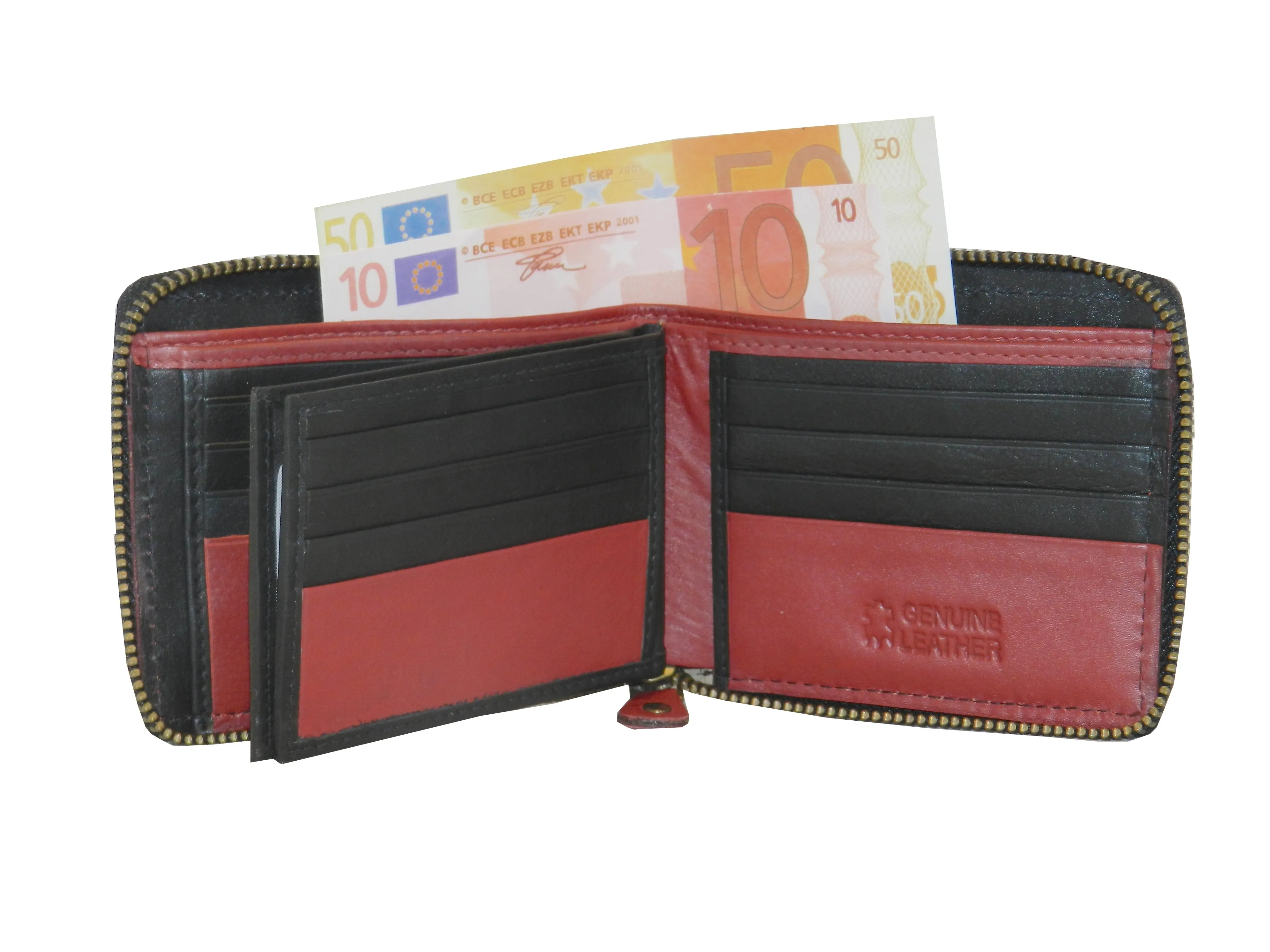 ZipVault 18 Card Full Zip Wallet #983AZ