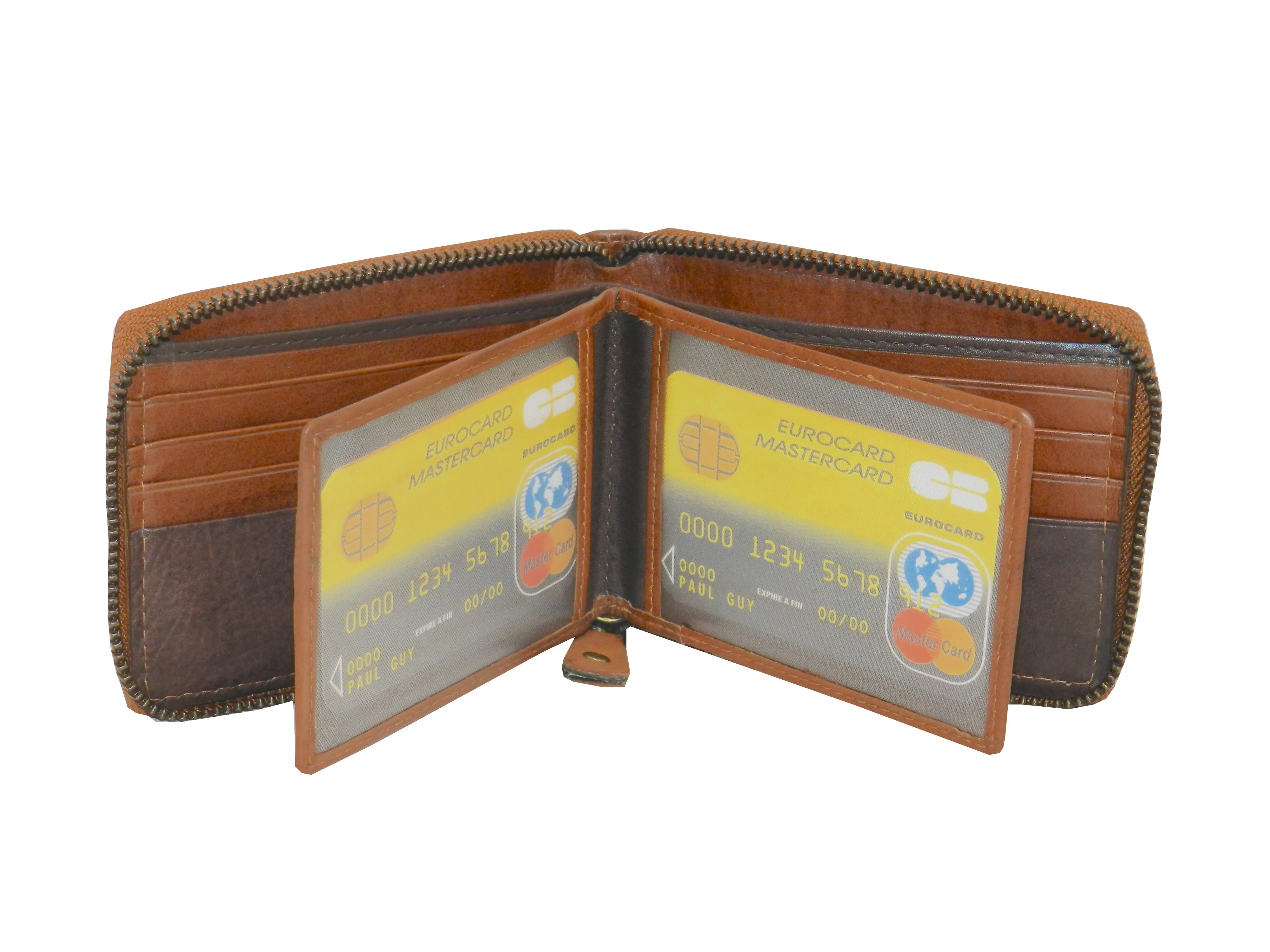 ZipVault 18 Card Full Zip Wallet #983AZ