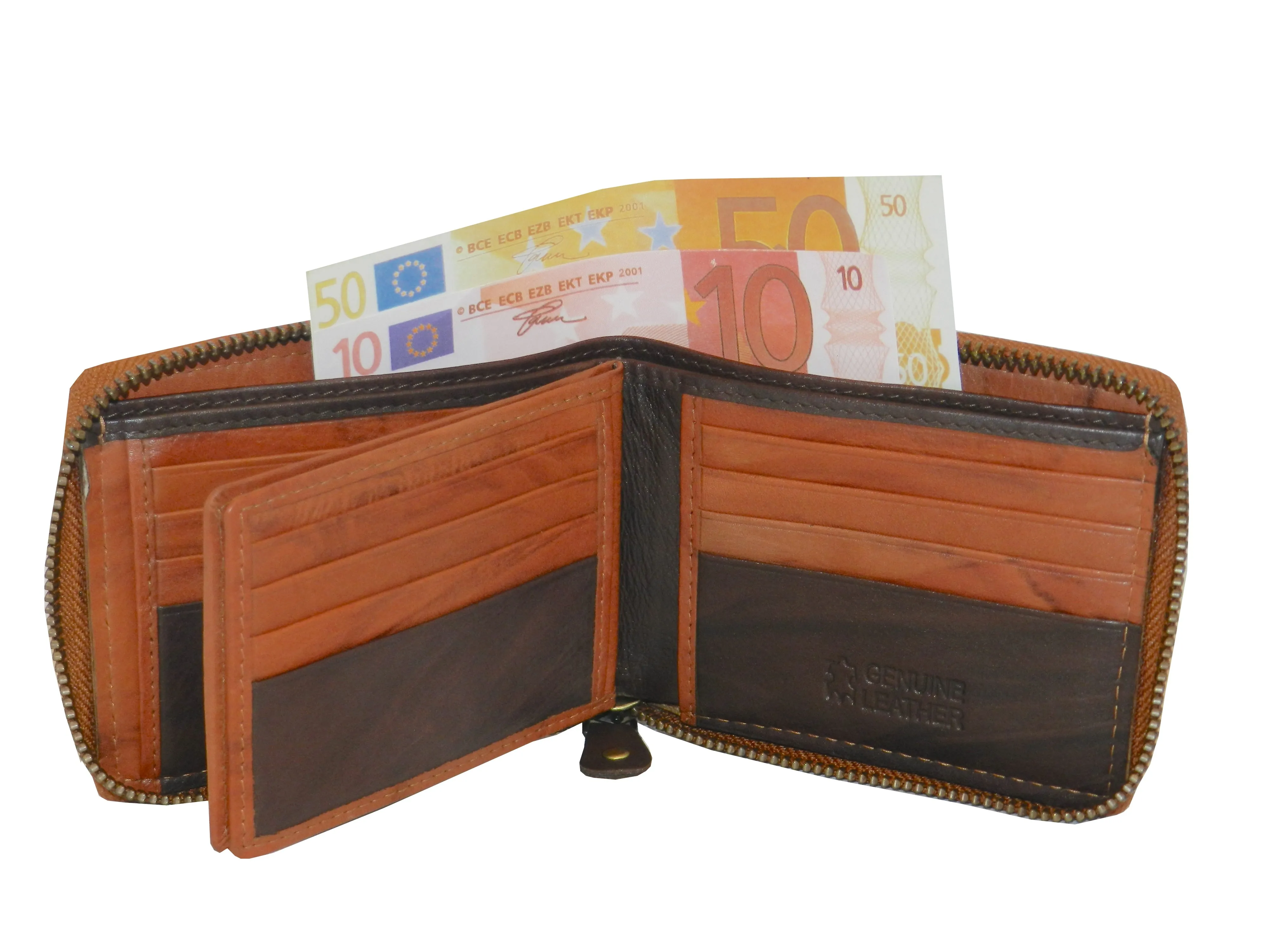 ZipVault 18 Card Full Zip Wallet #983AZ