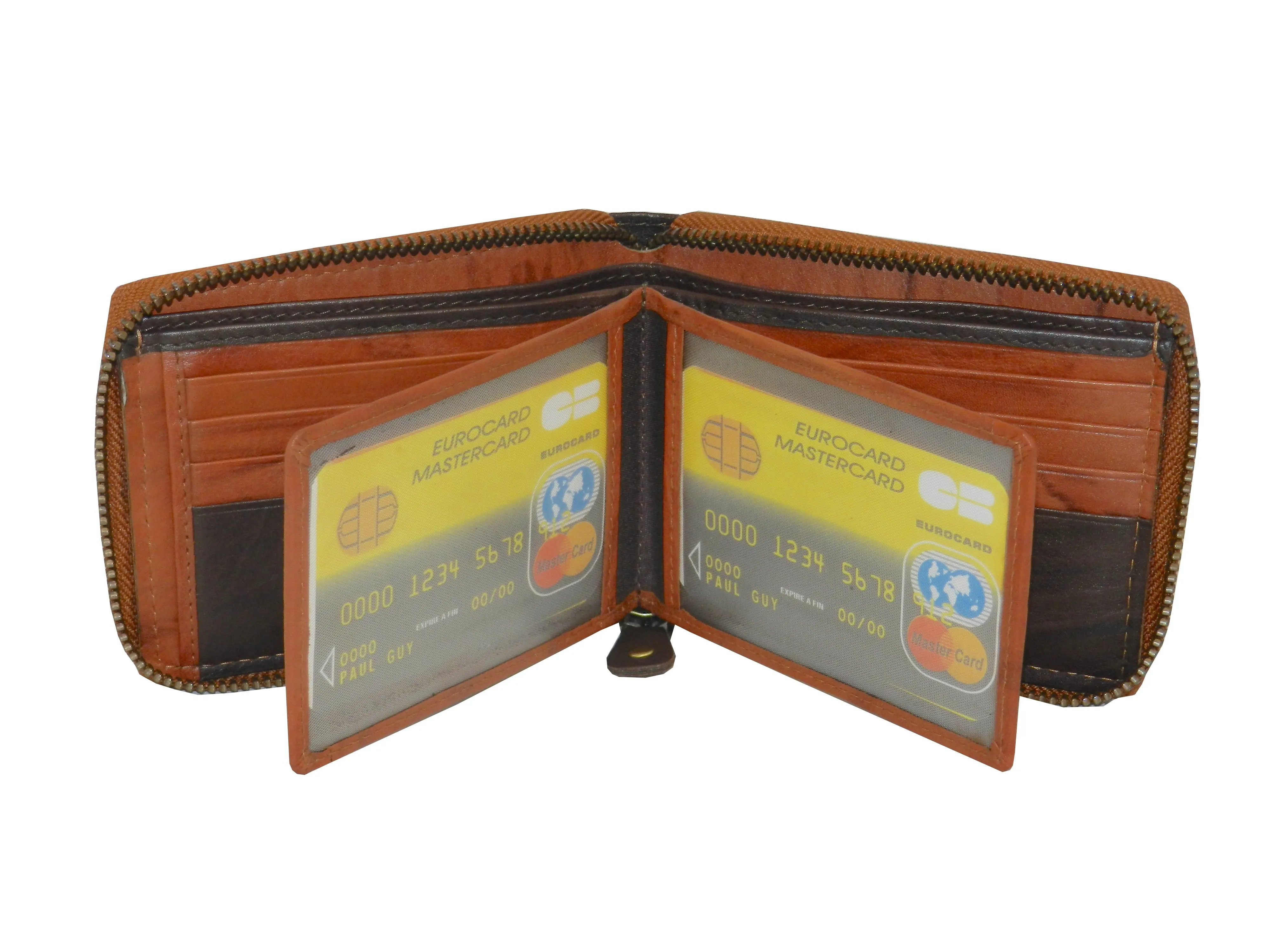 ZipVault 18 Card Full Zip Wallet #983AZ
