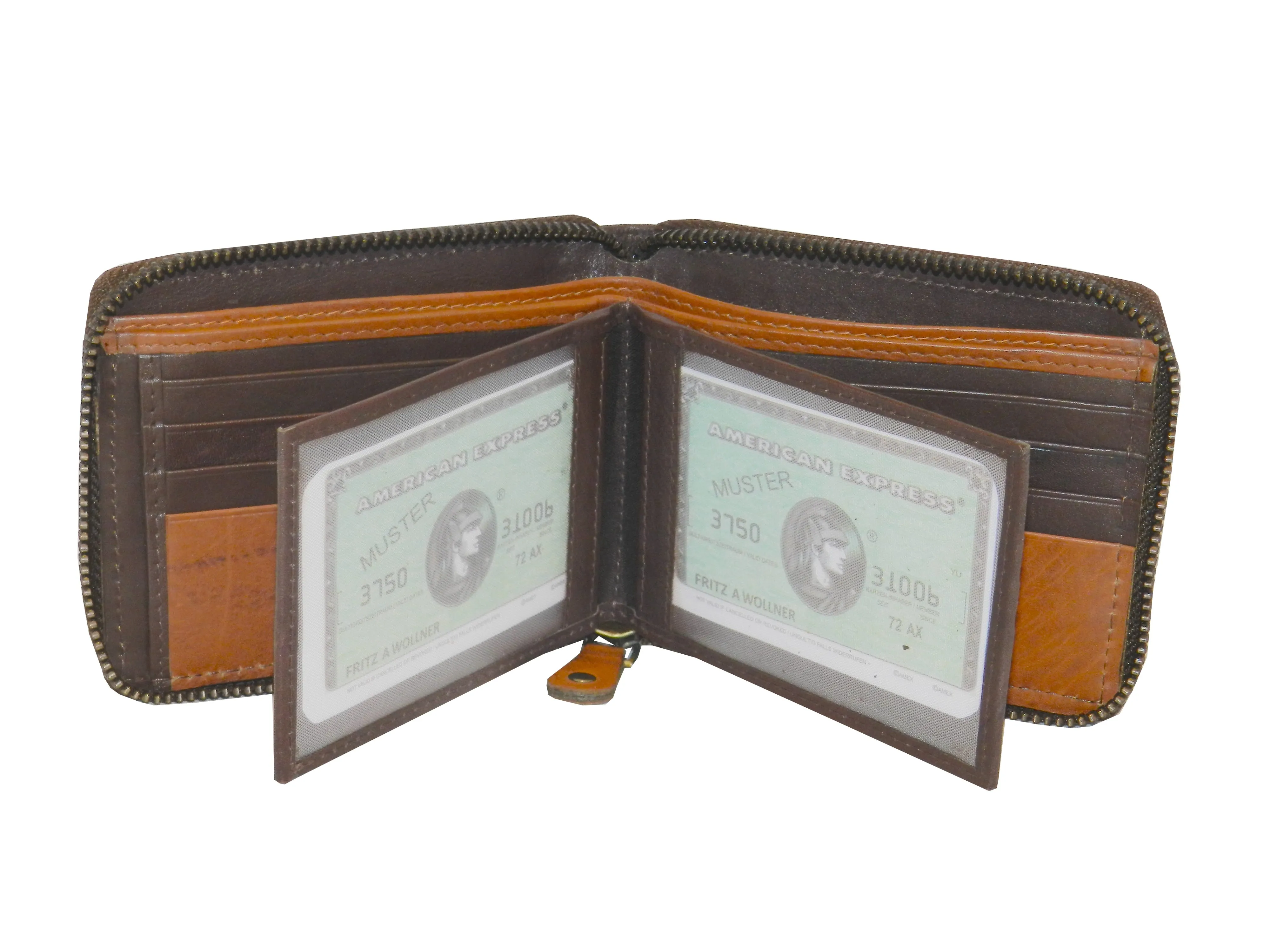 ZipVault 18 Card Full Zip Wallet #983AZ
