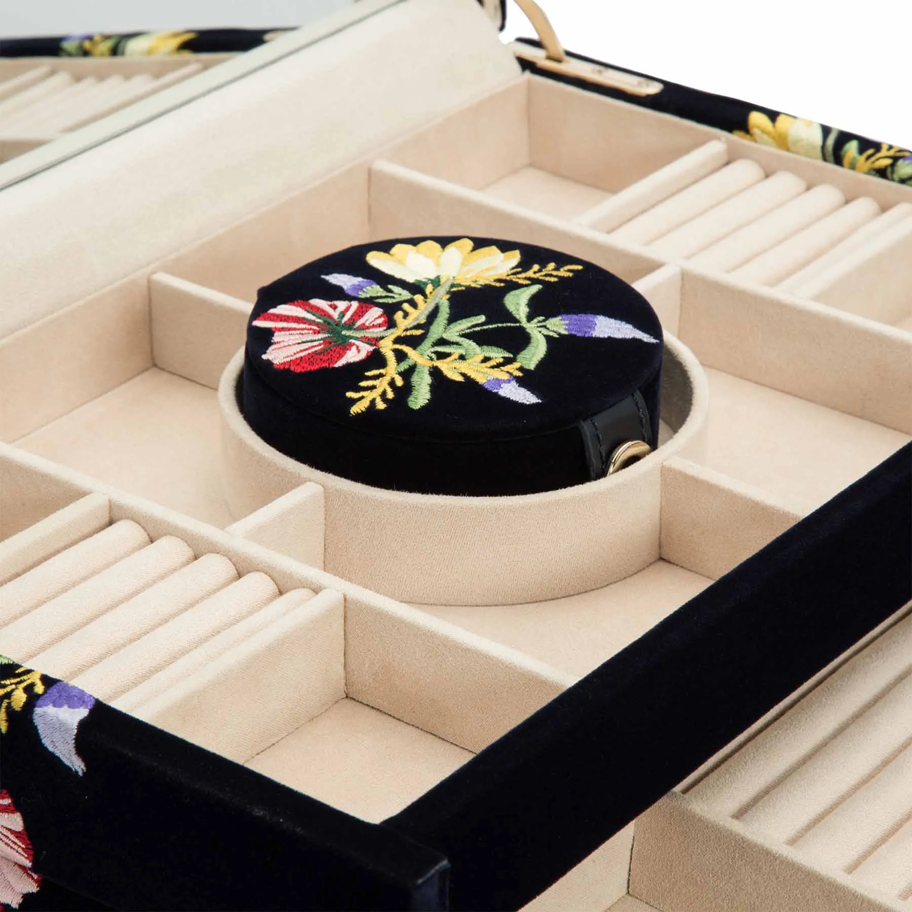 Zoe Large Jewelry Box Indigo